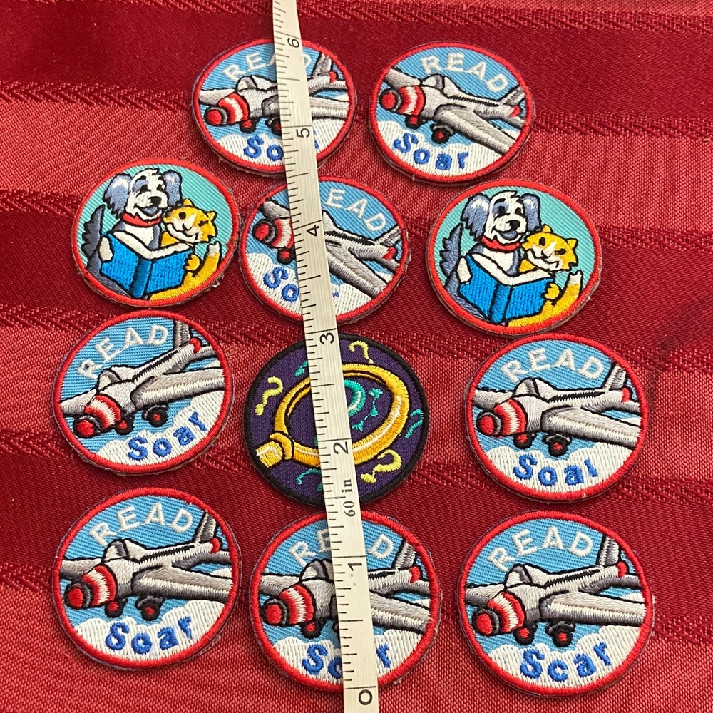 5/$10❤️❤️❤️NEW Set of 11 Colorful Embroidered Patches